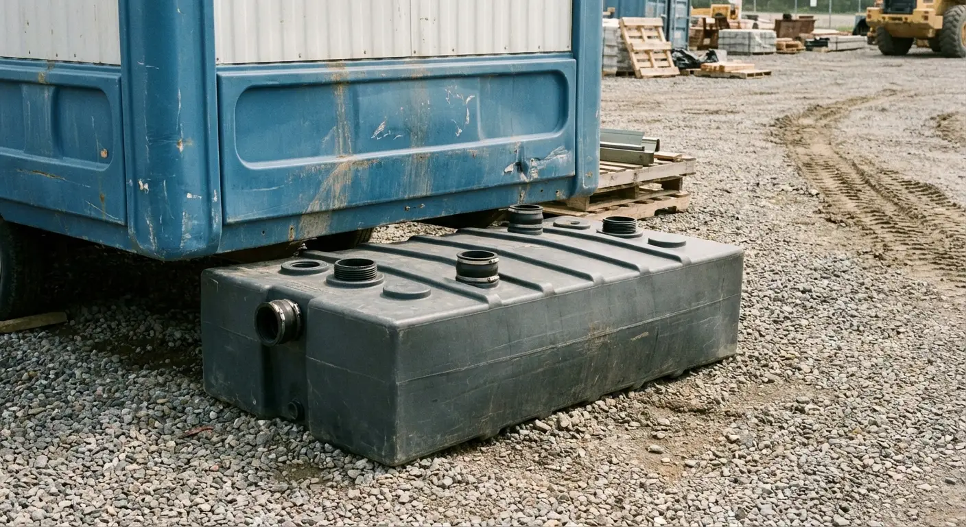 Waste holding tank rental process in Delton, MI