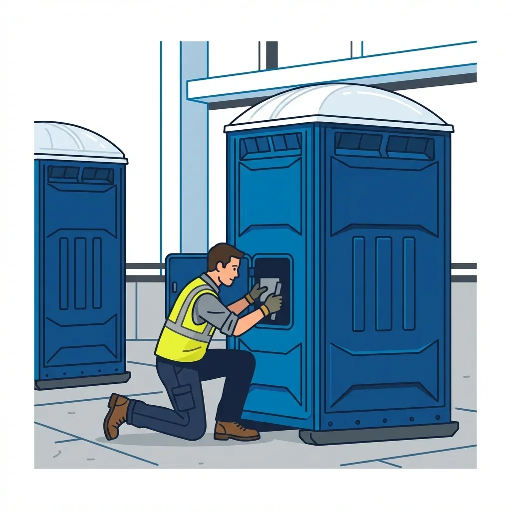 High-rise construction site sanitation logistics in Delton, MI